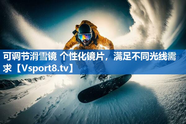 <strong>可调节滑雪镜 个性化镜片，满足不同光线需求</strong>
